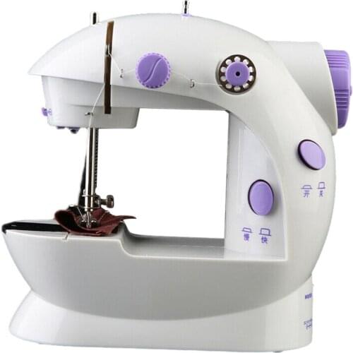 Portable Electric Repair Machine Mini Sewing Machine Household Adjustable 2-Speed Foot Pedal Machine