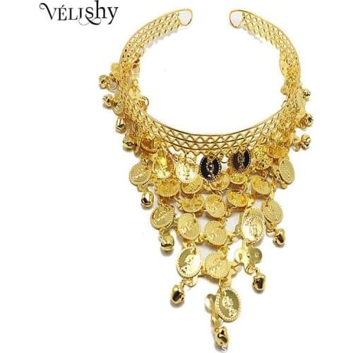 Women Girls Fashion Hair Bands Belly Dance Headband Sequins Coins Tassels Headpiece Gypsy Outfit Decor Hair Jewelry Accessories