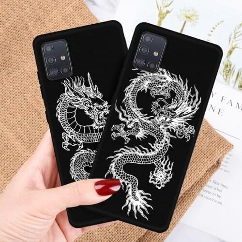 Remazy Fashion Dragon Animal Pattern Soft phone Case For Samsung A10 A30 A40 A50 A70 M10 M20 A5 A7 A9 2016 2017 2018 Coque Case
