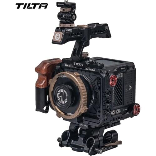 Tilta RED KOMODO 6K Camera Cage Black Rig kit TA-T08-A-B TA-T08-E-B TA-T08-C-B for Red Komodo 6K film Baseplate Top Handle