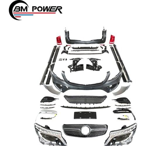 High quality! v class w447 TI style body kit fit for w447 bodykit with front bumper rear bumper grille front lip rear lip