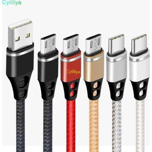 100pcs Braided Alloy metal s10 cable Type C USB Cable 1m 3ft fast speed Micro V8 5pin usb cables wire for s8 edge s9 note9 lg