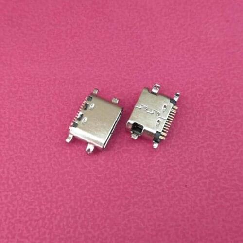 5pcs Micro USB JACK 3.1 Type-C 16pin SMD 90 degree female connector For Mobile Phone Charging port Charging Socket