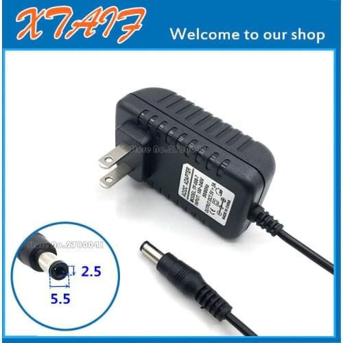 1PCS 7.5V2A New AC 100V-240V Converter Adapter DC 7.5V 2A 2000mA Power Supply US Plug DC 5.5mm x 2.1mm Free post shipping