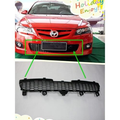 Car body front bumper middle grille for Mazda 6 sport coupe 2005-2010
