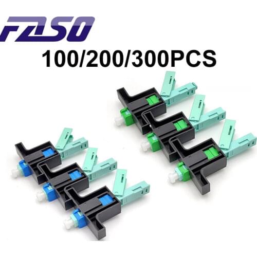 High Quality SC APC UPC SM Single-Mode Optical Connector FTTH Tool Cold Connector Tool Fiber Optic Embedded Fast Connnector