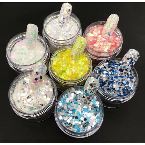 Nail Art Sequins Shinny Glitter Manicure Design Nail Supplies Decorations Holographic Glitter Ongles Nails Accesorios uñas