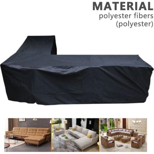 Waterproof Outdoor Patio Furniture Cover Yard Garden Chair Sofa Dust Covers Sun Rain Snow Protection Foldable Drawstring