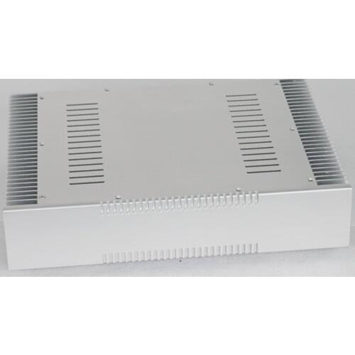 CJ-163 All aluminum amplifier chassis / Preamplifier case / AMP Enclosure DIY box (430 *90*308mm)