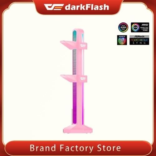 DarkFlash Graphics Card Holder 5V/3Pin Bracket Desktop PC Computer Case AURA SYNC ARGB Video Card GPU Water Cooling Kit Support