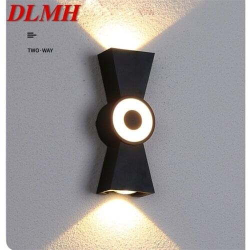 DLMH Modern Wall Light Sconces Aluminum LED Wall Lamp Creative Decorative For Bedside Living Room Porch Corridor