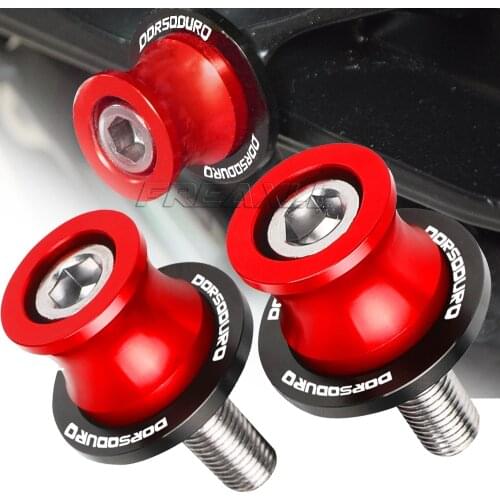 For Aprilia Dorsoduro 1200 2011-2015 750 2008-2016 2015 2014 6MM Motorcycle Accessories CNC Swingarm Spools slider Stand Srews