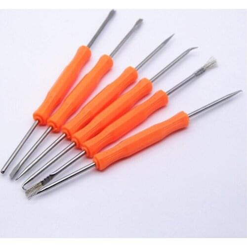 Electric Soldering Iron Welding and Repairing Circuit Board Desoldering Cleaning 6-Piece Set for Soldering Station Aid Tools