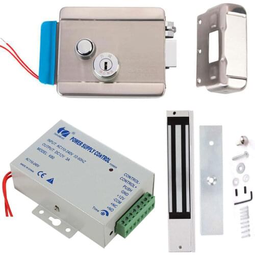 Electronic Door Lock Electric Magnetic Lock Video Door Phone Intercom System Gate Opener for Access Control System Various