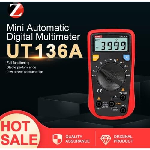 UNI-T UT136A LCR Meter Analog Multitester Auto Range Data Hold DMM Digital Multimeters w/ Frequency Duty Cycle Test