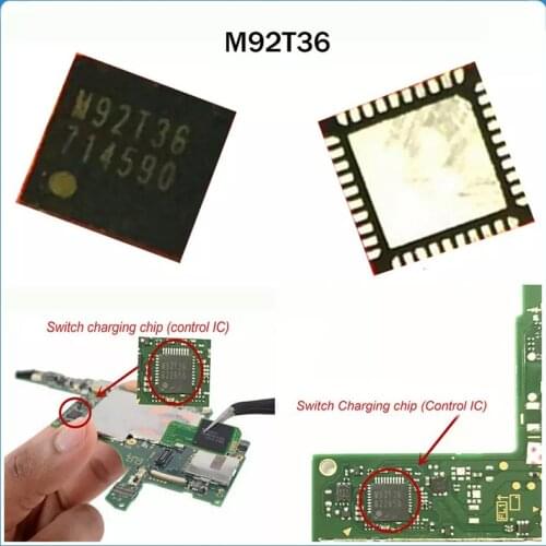 1-5pcs M92T36 For NS Nintend Switch Motherboard Image Tablet Power Control IC M92T36 Host Battery Charging Management IC Chip