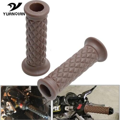 Motorcycle Rubber Handlebar Handle Bar Grip Motorbike For SUZUKI SV650X ABS VanVan 200 Honda CB500F CB1100 CB600F CB190R MSX125