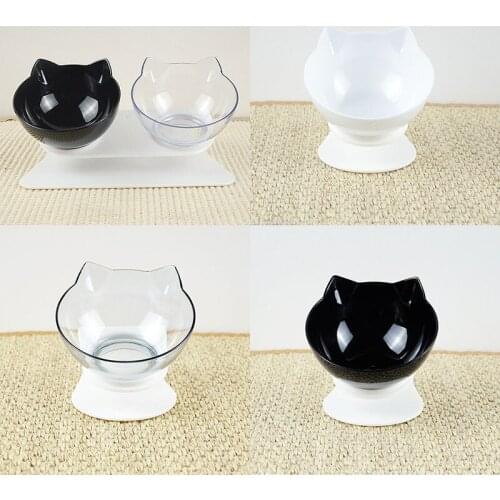 Non-slip Dog Double Bowls with Raised Stand Pet Food Water Bowls for Cats Dogs Feeders Pet Supplies Products Accessories Sale