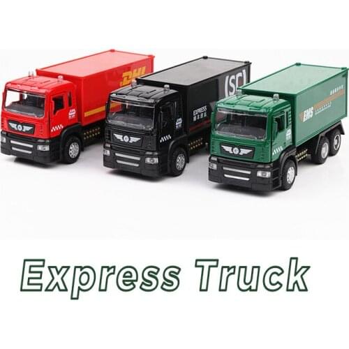 New 1:36 Scale Toy Car Express Truck Metal Toy Alloy Car Diecasts Toy Vehicles Car Model Miniature Model Car Toys For Kids