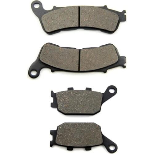 SOMMET Motorcycle Front + Rear Brake Pads Disks for Honda CBF500 ABS Model (04-07) CBF 500 A4/A5/A6/A7 LT388-174