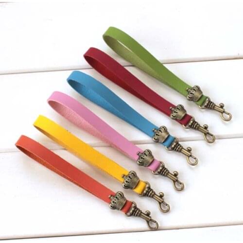Rainbow color super-fibre faux leather handle 11cm mouth gold package handle 20 colors / lot