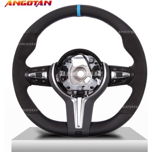 Sports Steering Wheel Fit For BMW M3M5 Series X1 X2 X3 X4 X5 X6 Itlay Alcantara Leather Car Steering Wheel