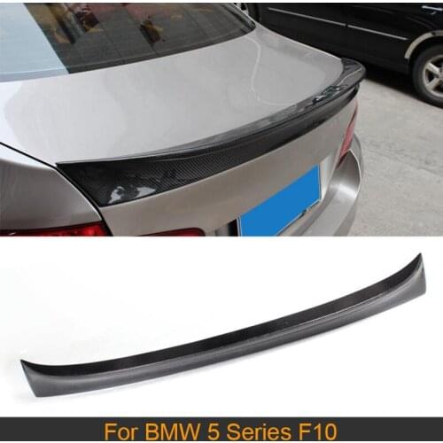 Carbon fiber rear wing spoiler for BMW F10 5 Series 520i 525i 528i 535i 550i 2010 2011 2012 2013