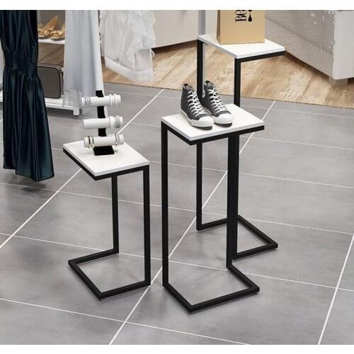 Department store display stand window display stand display stand floor - style high and low decoration stand clothes rack