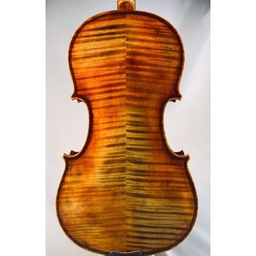 Stradivari La Messie 1716 !Italian vintage oily varnish !Handmade 4/4 3/4 European spruce violin ! free case bow Aubert Bridg