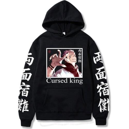 Hot Anime Jujutsu Kaisen Loose Hoodie Sweatshirt for Woman/man