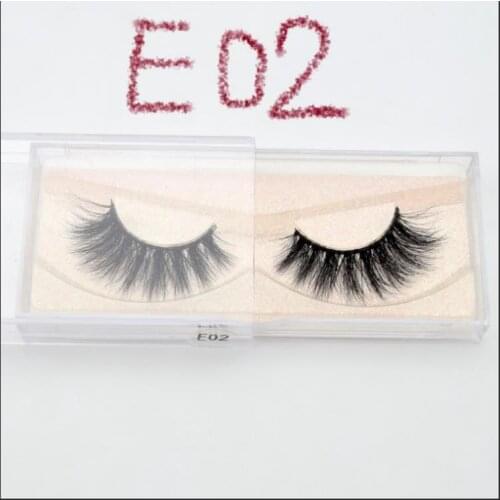 Visofree Eyelashes natural handmade lashes Full Strip Lashes Soft False Eyelashes Makeup Cruelty free sexy 3D Mink Lashes E02