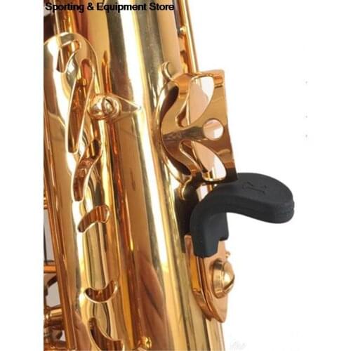High Quality Rubber Saxophone Black Thumb Rest Saver Cushion Pad Finger Protector Comfortable for Alto Tenor Soprano Saxophones