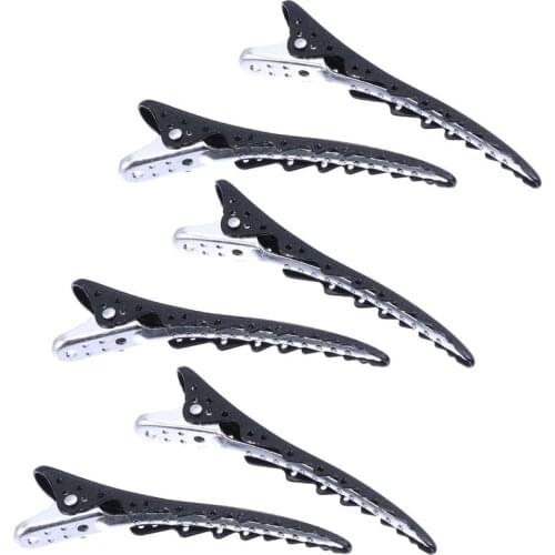 6Pcs Alloy Hair Clips Salon Hairstyling Hairpins Barrette Haircut Hairpin Barber Hairdressing Hair Accessory For Women Girls