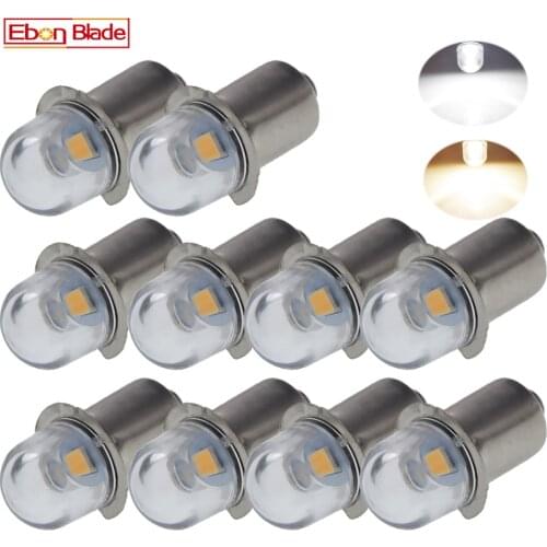 10Pcs Warm/White P13.5s PR2 2835 SMD LED Bulb 3V 4.5V 6V 12V 18V AC Replace For Flashlight Torch Miniature Work Lamp 4300k 6000k