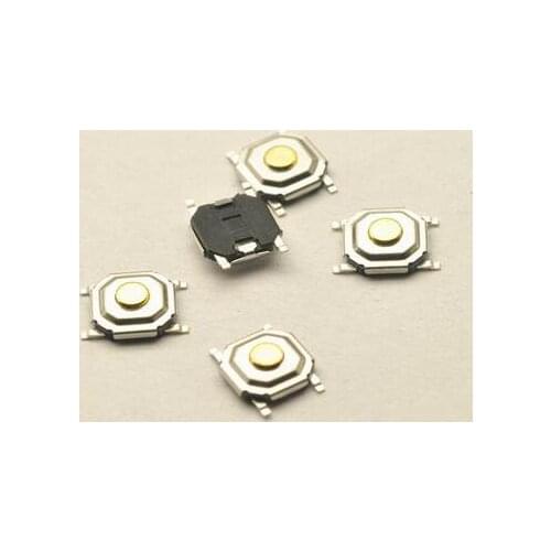 50PCS 5.2*5.2*1.5mm 4 PIN SMT SMD Metal Tactile Push Button Switch Tact Switch Great Quality