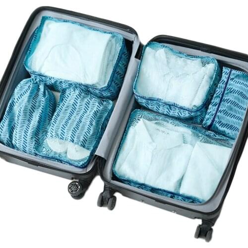 7 Pieces of Lightweight Memory Cloth Portable Travel Storage Bag, Clothes, Shoes, Cosmetics, Cosmetic Bag, Luggage Sorting