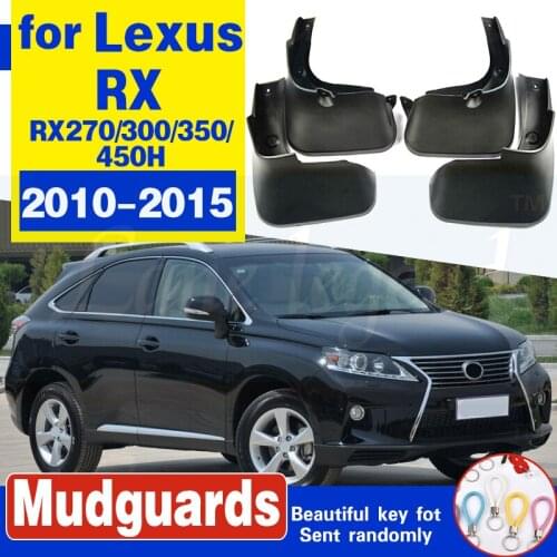 For LEXUS RX RX270 RX300 RX350 RX450H 2010-2015 Mudflaps Splash Guards Front Rear Mud Flap Mudguards 2014 2013 2012 11 Mud Flaps