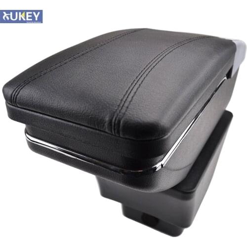 Center Centre Console Storage Box For Skoda Fabia 2 2008-2013 Armrest Arm Rest Rotatable 2009 2010 2011 2012
