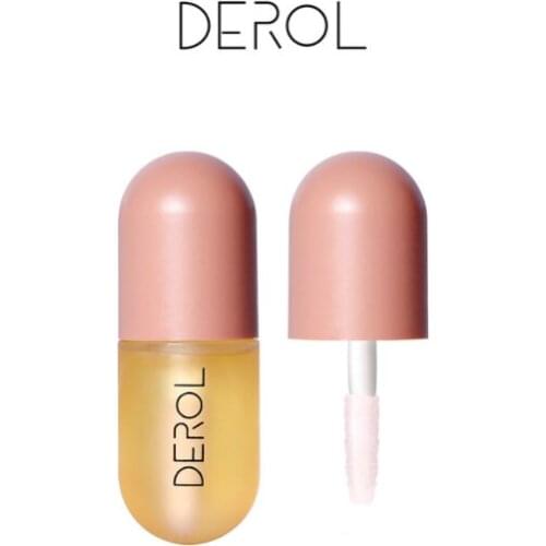 Capsule Tube Clear Liquid Lip Plumper Shinny and Waterproof Oil Lipgloss