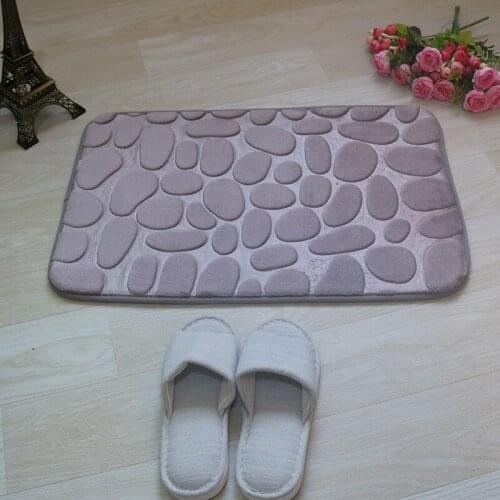 Memory Foam Bathroom Mat Non-slip Coral Fleece Mat Set Flannel Cushion Bathroom Decor Mattress Set bathroom rug bath rug