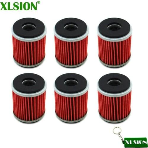 XLSION Oil Filter For Yamaha YZF R125 125 WR 125R 125X YZ 250 250F 450F 450 WR250F WR450F WR250X WR250R YZ450F YZ250F 250 YFZ450