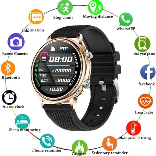 LIGE Smart Watch Men IP67 Waterproof Heart Rate Fitness Tracker Smart Clock For Android IOS Smartwatch Women Bluetooth 5.0 Watch