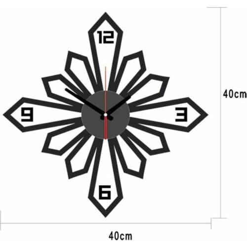 Highend Atmosphere Corridor Wall Stickers Home Decoration Effect Brief Style Still Life Diy Quartz Wall Clock Chinese Knot E0539