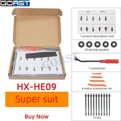 Universal Auto Fastener Clip Mixed Car Body Push Retainer Pin Rivet Bumper Door Trim Panel Retainer Fastener Kit 12 Size 350pcs