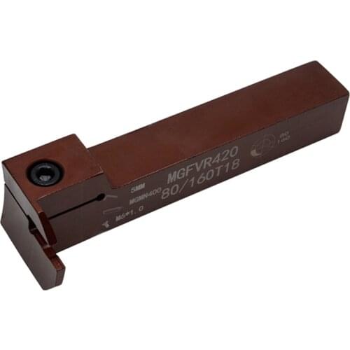 1PC MGFVR425 MGFVL425 112/200 T15 7-Shaped Face Groove Cutter Double Head Turning Tool Holder For Carbide Insert MGMN MRMN