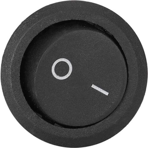 10pcs KCD1 Rocker Switches 2Pin Round Boat On-Off for Household Appliances high quality