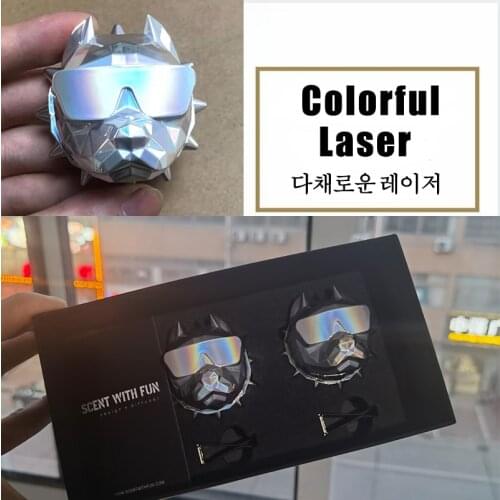 2020 2pcs Bulldog Air Fresheners Car Fragrance Bulldog Gift Box DE Project Air Freshener Car Perfume Car Accessories Decoration