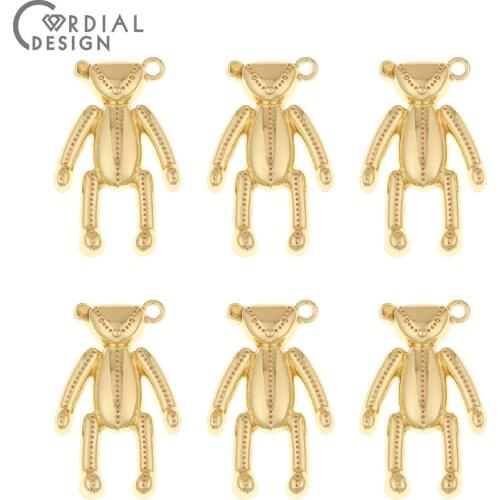 Cordial Design 100Pcs 18*29MM Jewelry Accessories/DIY Charms/Anima Shape/Earring Pendant/Hand Made/Jewelry Findings & Components