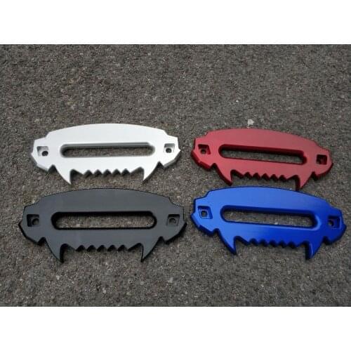 12000lbs hawse aluminum fairlead guide for synthetic winch rop auto parts 4WD Winch Cable Roller Fairleadwith nuts accessories