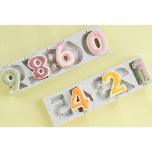 Digital silicone mold decoration tool chocolate mold cake, Gumpaste mold, Sugarcraft, kitchen utensils